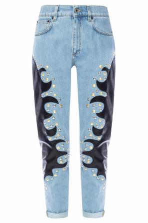 Jeansy wysadzane ćwiekami, zdjęcie 1 Jeansy wysadzane ćwiekami od Moschino